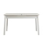 Hanah Home Santiago White-Stone Conjunto de Mesa de Comedor Extensible y Sillas